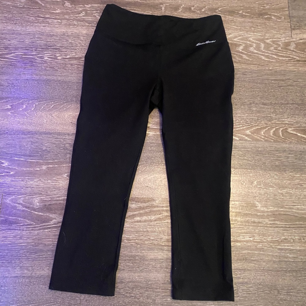 Eddie Bauer 3/4 length leggings, size s